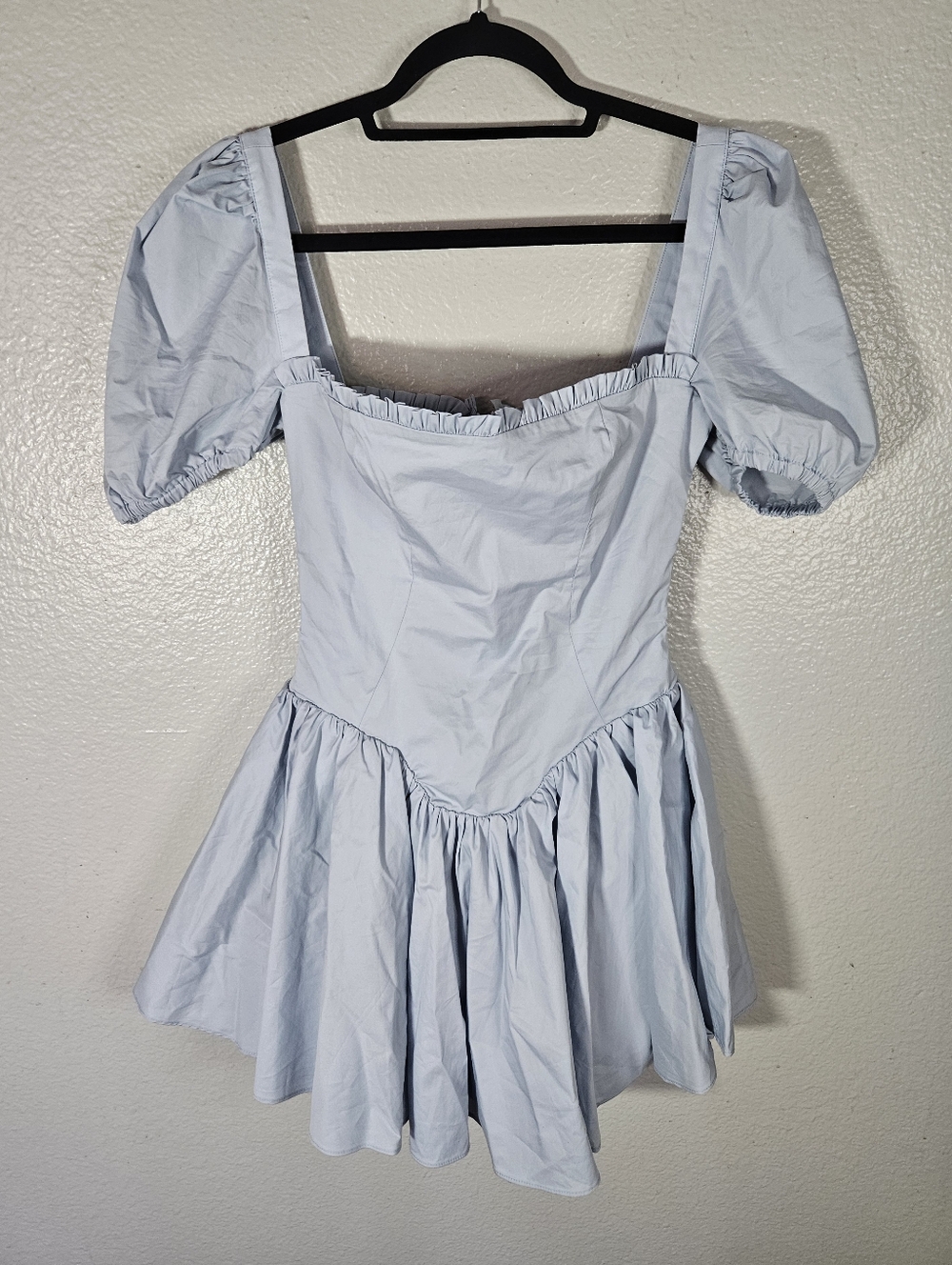 House Of CB Maribel Soft Blue Mini Dress Size S